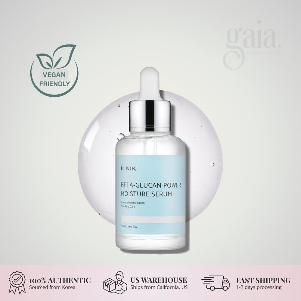 iUNIK Beta-Glucan Power Moisture Serum 50ml – Deep Hydration & Barrier Care